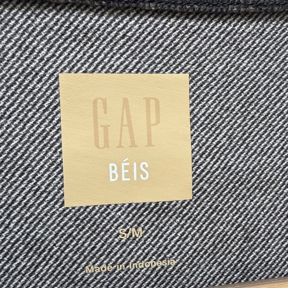 Gap × BÉIS Knit Denim Pocket T-Shirt Size S/M - Picture 12 of 13